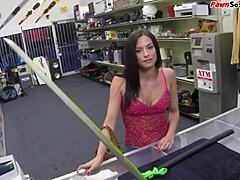 MILF gets wild in store