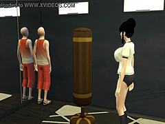 3D色情片,包含Chichis肛门训练。