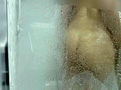 Skinny MILF gets banged in shower