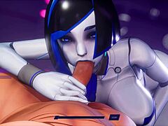 Mature doctor and robot in erotic 3D cartoon by Loveskyanhentai