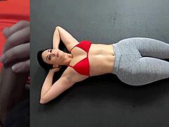 Fitness model's perverted ass workouts