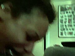 Black MILF fails deepthroat BJ attempt